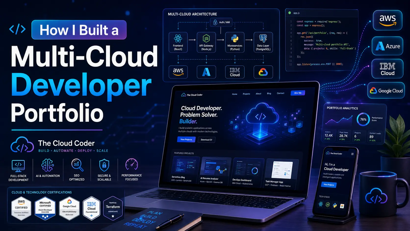 How I Built a Multi-Cloud Developer Portfolio