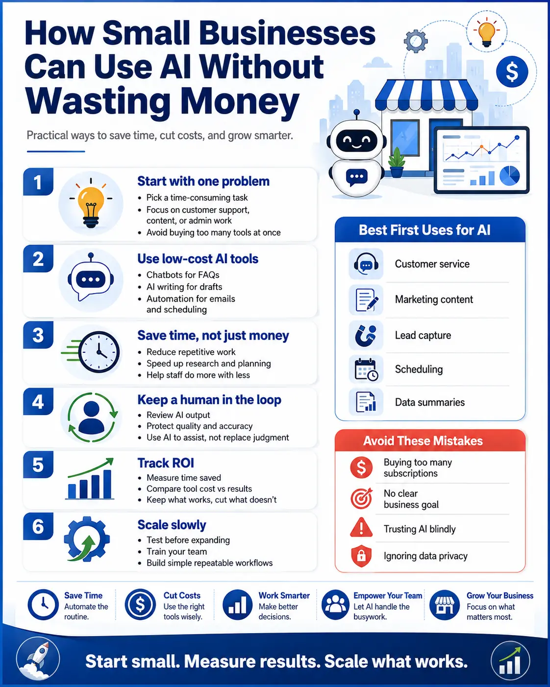 How Small Businesses Can Use AI Without Wasting Money